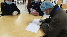 食品药品监督管理局到Best365官网五合校区食堂检查工作