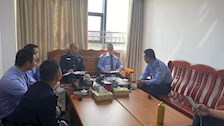  Best365唯一官方网站无人机研究所到南宁市公安局武鸣分局调研