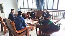 颜静同志到公共基础部作开学前调研工作