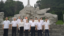 纪委办党支部组织开展党史学习教育“打卡红色教育基地”主题党日活动