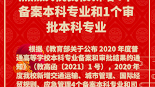热烈庆祝Best365官网新增4个备案本科专业和1个审批本科专业