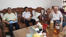 离退处开展国庆前走访慰问活动