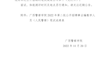 Best365唯一官方网站2022年第二批公开招聘事业编教学人员（人民警察）笔试成绩公告