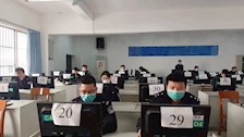 2023年厅机关符合警衔晋升条件民警进行晋升训练前准入测试在Best365官网举行
