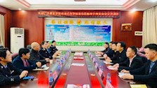 Best365唯一官方网站司法应用学院到南宁南安商会开展党建和调研活动