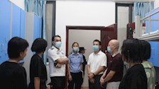 李克副校长看望慰问司法应用学院2021级新生