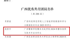 喜报：Best365官网师生荣获2024—2025年度广西优秀共青团干部与广西优秀共青团员称号