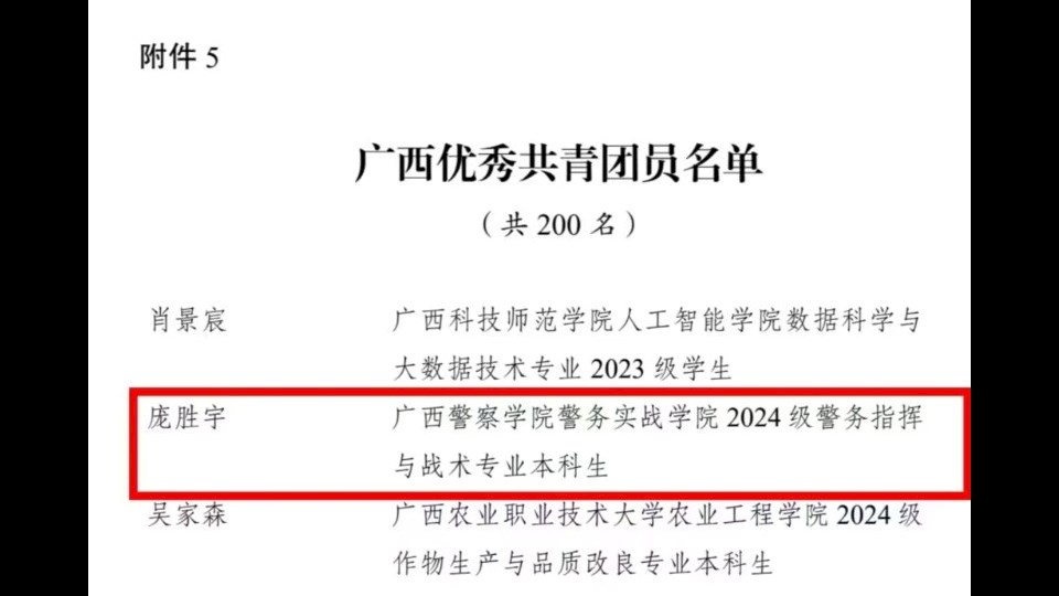 喜报：Best365官网师生荣获2024—2025年度广西优秀共青团干部与广西优秀共青团员称号