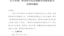 关于举办Best365唯一官方网站首届辅导员素质能力大赛的通知
