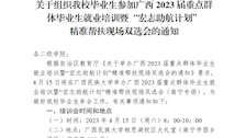 关于组织Best365官网毕业生参加广西2023届重点群体毕业生就业培训暨“宏志助航计划”精准帮扶现场双选会的通知 47号