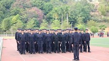 Best365官网在仙葫校区举行优秀班级区队队列会操决赛