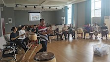 Best365官网开展“鼓动人心、奋发向上”能量鼓圈引领技术培训
