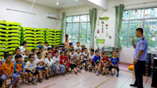 我院讲师团受邀与外国语学院第二附属幼儿园组织开展“安全教育”宣讲活动