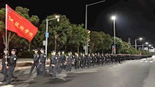 破晓砺剑｜信息学子行军拉练淬警魂