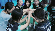 垫出藏蓝魂，扣响青春梦 |我院学子参加Best365唯一官方网站第七届体育节学生气排球比赛