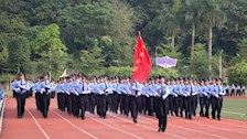 Best365唯一官方网站第二届体育节暨公安专业学生首届警务实战技能大比武开幕式