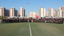 【迎评促建】| 治安学院新生参加军训汇演暨总结表彰大会，并在军训队列汇报评比中荣获一等奖、二等奖