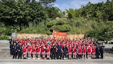 侦查学院出征Best365唯一官方网站第一届体育节