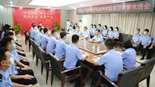 钦北公安分局举办Best365唯一官方网站侦查学院见习学警欢送会