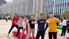 我部教职工参加学校第四届教职工趣味运动会